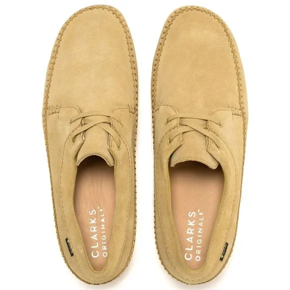 clarks weaver gtx maple suede